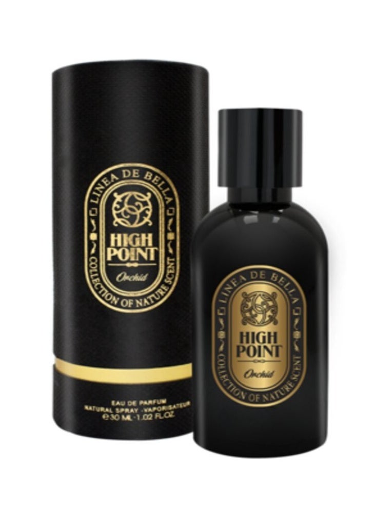 Linea De Bella Highpoint Collection Orchid 30ML | Elegant Unisex Perfume with Musky Floral Accents | Eau de Perfume for Men & Women  - Image 1