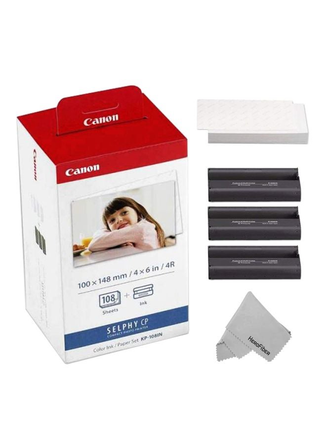 Canon Color Ink And Paper Set Black - Image 1