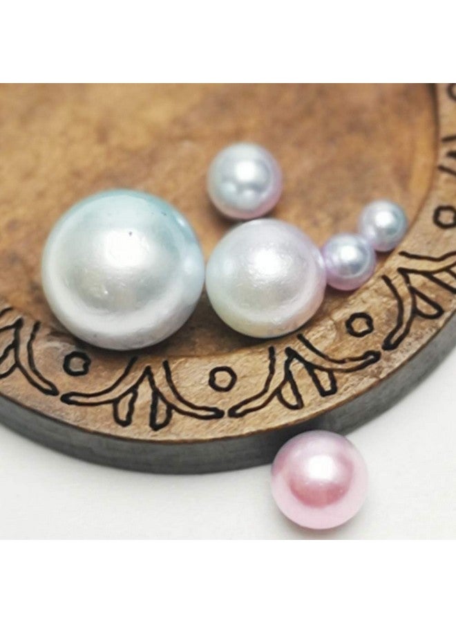 شينكو كرافت 1550 قطعة 1 صندوق دائري من اللؤلؤ التقليد حبة بدون ثقب خرز فضفاض جوهرة (مزيج مزيج خفيف) - Image 2