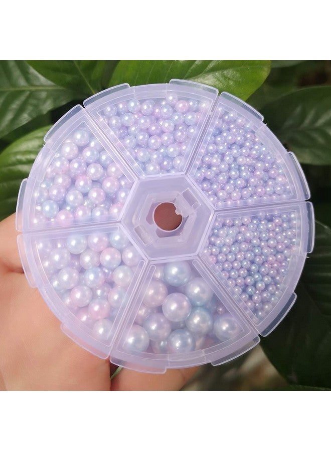 شينكو كرافت 1550 قطعة 1 صندوق دائري من اللؤلؤ التقليد حبة بدون ثقب خرز فضفاض جوهرة (مزيج مزيج خفيف) - Image 5