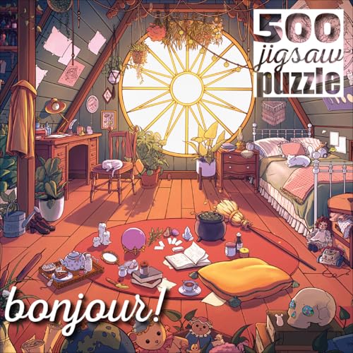 Buffalo Games Bonjour Brittnie Ortega Messy Room 500 Piece Jigsaw Puzzle for Adults Challenging Puzzle Perfect for Game Nights Finished Size is 2125 x 1500 - Image 5