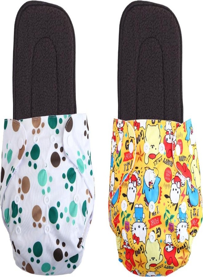 Kogar Print Reusable Cloth Diapers + Insert Pad Washable 100% Absorption 0-3 Yr) - Image 1