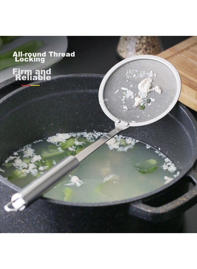 NewAir Newair 304 Stainless Steel Oil Strainer, Ultra-fine Mesh, Baby Food Strainer, Oil Filter Spoon, Colander  - Image 3
