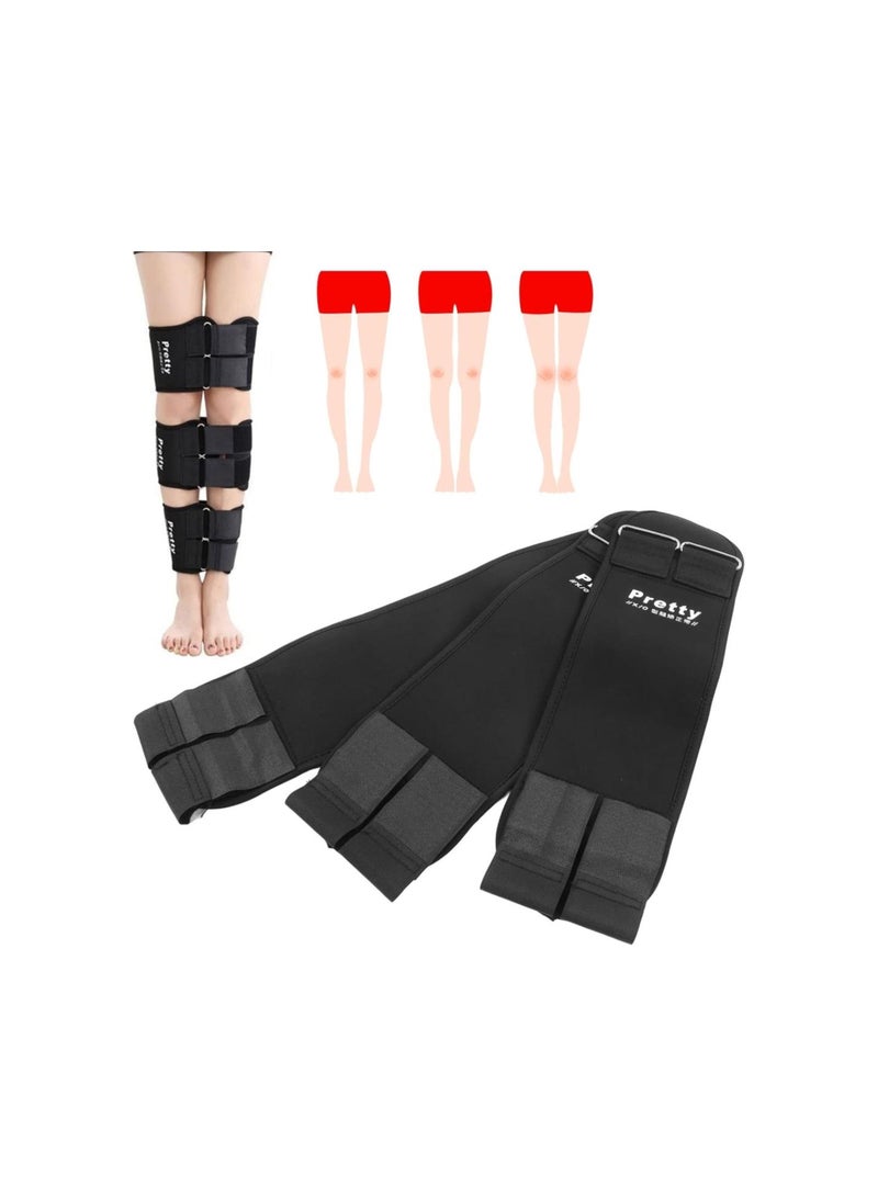 silvercnc 3pcs Leg Correction Belt, Stretchy Shaping Legs Posture Corrector for X Type Legs O Type Legs(L)  - Image 1