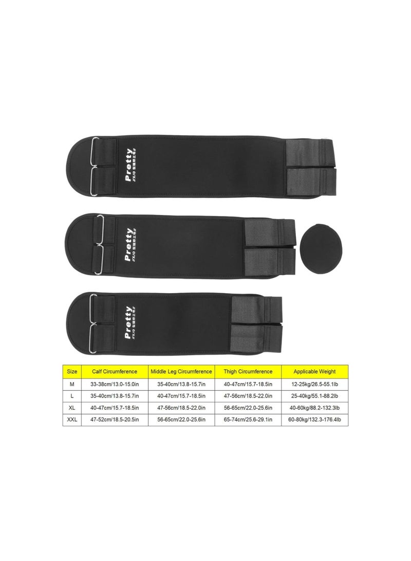 silvercnc 3pcs Leg Correction Belt, Stretchy Shaping Legs Posture Corrector for X Type Legs O Type Legs(L)  - Image 3