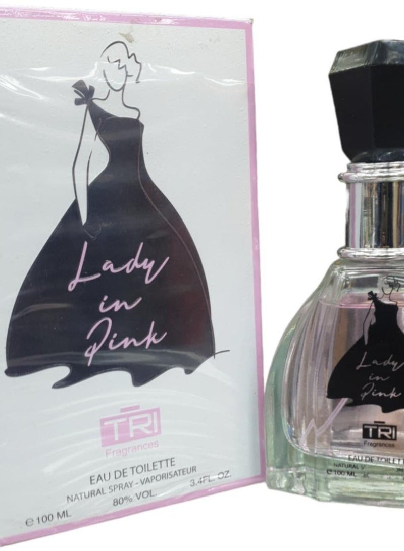 تي أر آي عطرنسائي سيدة باللون الوردي١٠٠مل - Image 5