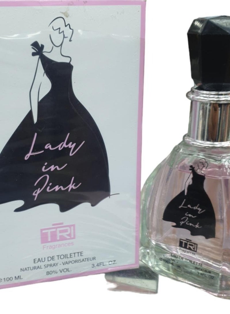 تي أر آي عطرنسائي سيدة باللون الوردي١٠٠مل - Image 3