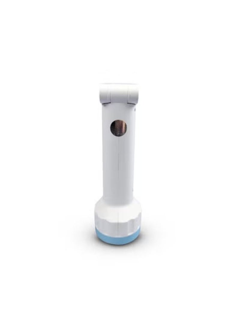 Clikon Rechargeable Torch 2 in 1 Flashlight & Table Lamp, Portable Emergency Light, DC 5V 1A Charging, White & Blue, CK8325 - Image 3