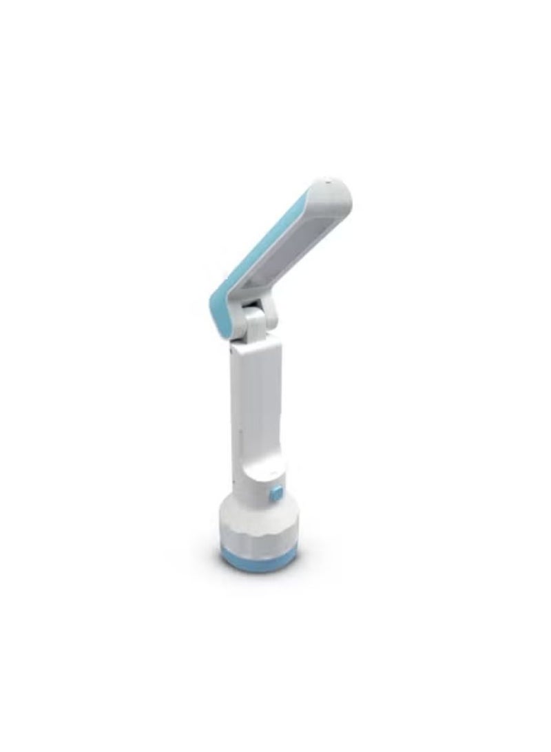 Clikon Rechargeable Torch 2 in 1 Flashlight & Table Lamp, Portable Emergency Light, DC 5V 1A Charging, White & Blue, CK8325 - Image 5