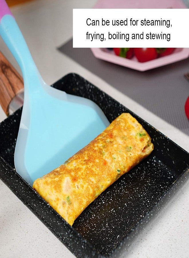 ABUDIT Japanese Omelette tamagoyaki Frying pan, nonstick pan with Wood-Grain Handle, Perfect for Breakfast, Small Frying pan, Cooking pan, Omelette Maker - Image 5