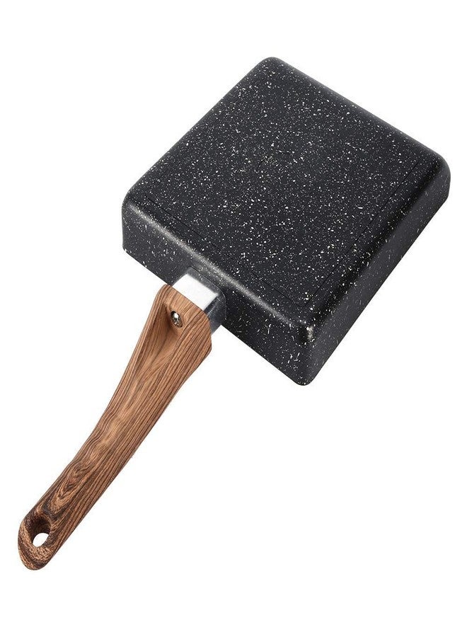 ABUDIT Japanese Omelette tamagoyaki Frying pan, nonstick pan with Wood-Grain Handle, Perfect for Breakfast, Small Frying pan, Cooking pan, Omelette Maker - Image 4