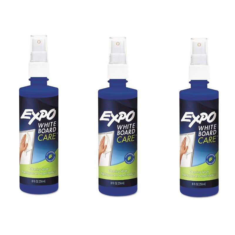 Expo Dry Erase Board Cleaner, 8 fl Ounce -3 Pack - Image 1