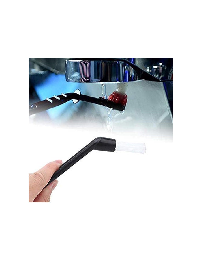 MIBRU Coffee Machine Cleaning Brush With Spoon Black/White/Red  - Image 2