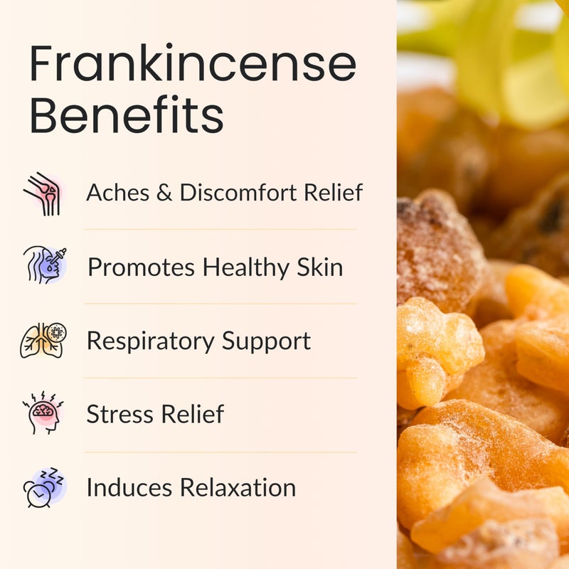 Vitality Extracts Frankincense Essential Oil - 30ml, Boswellia Serrata, Aromatherapy, Skin Care, Natural Calm, Stress Relief, Yoga, Comfort - Image 4