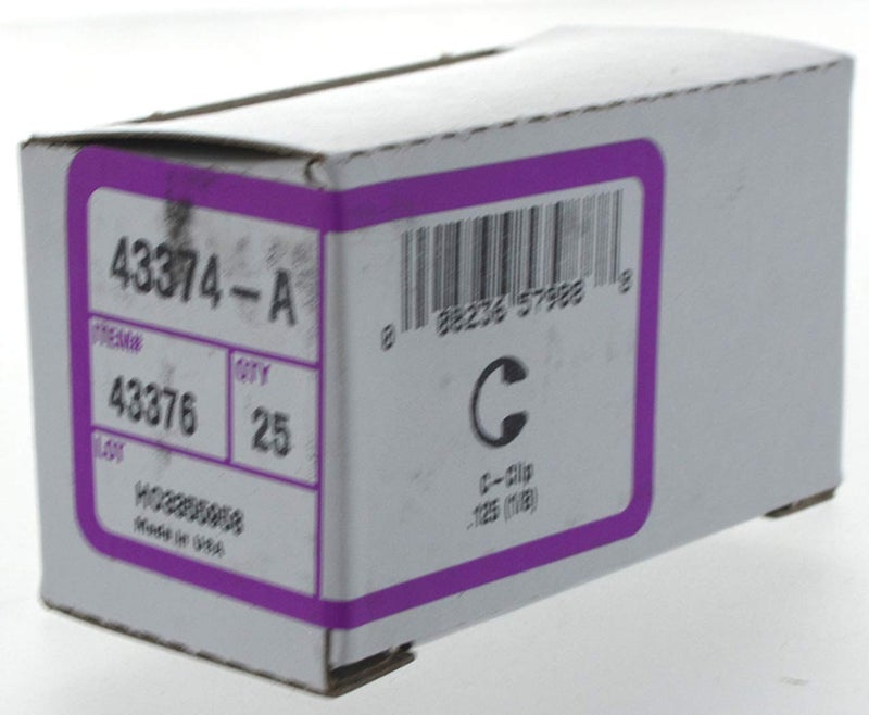 Hillman The Hillman Group 43376 1/8-Inch C-Clip, 25-Pack,Gray - Image 2