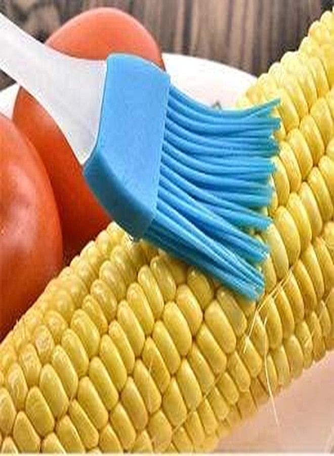 Ekdant Multi-Purpose Silicone Durable Easy Use | Oil Cooking Brush for Grilling, Tandoor, Cooking, Baking, BBQ | Brush for Cooking | Cooking Tools | Multicolor - Set of 2 - Image 2