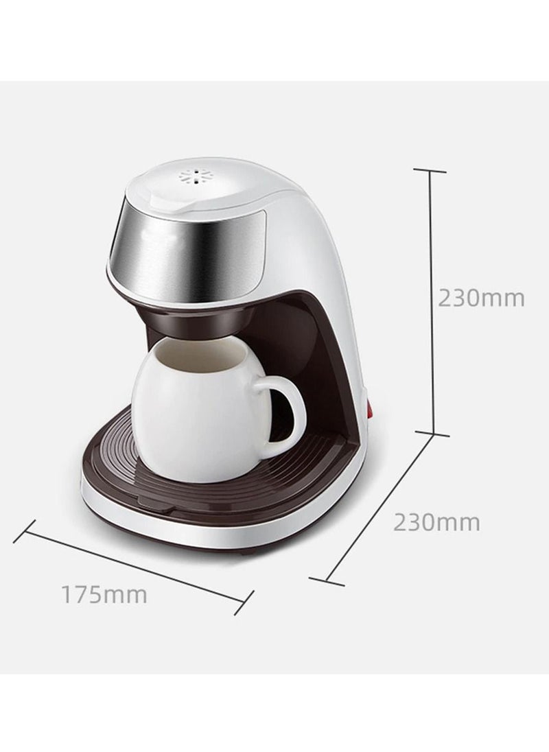 KONKA - Home Office Electric Small Coffee Machine 220V Tea Brewing Machines Easy to Clean Portable Semi-Automatic Drip Coffee Machine - Image 1