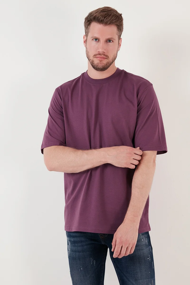 Buratti Cotton Oversize Crew Neck Basic T Shirt Men's T Shirt 5902365