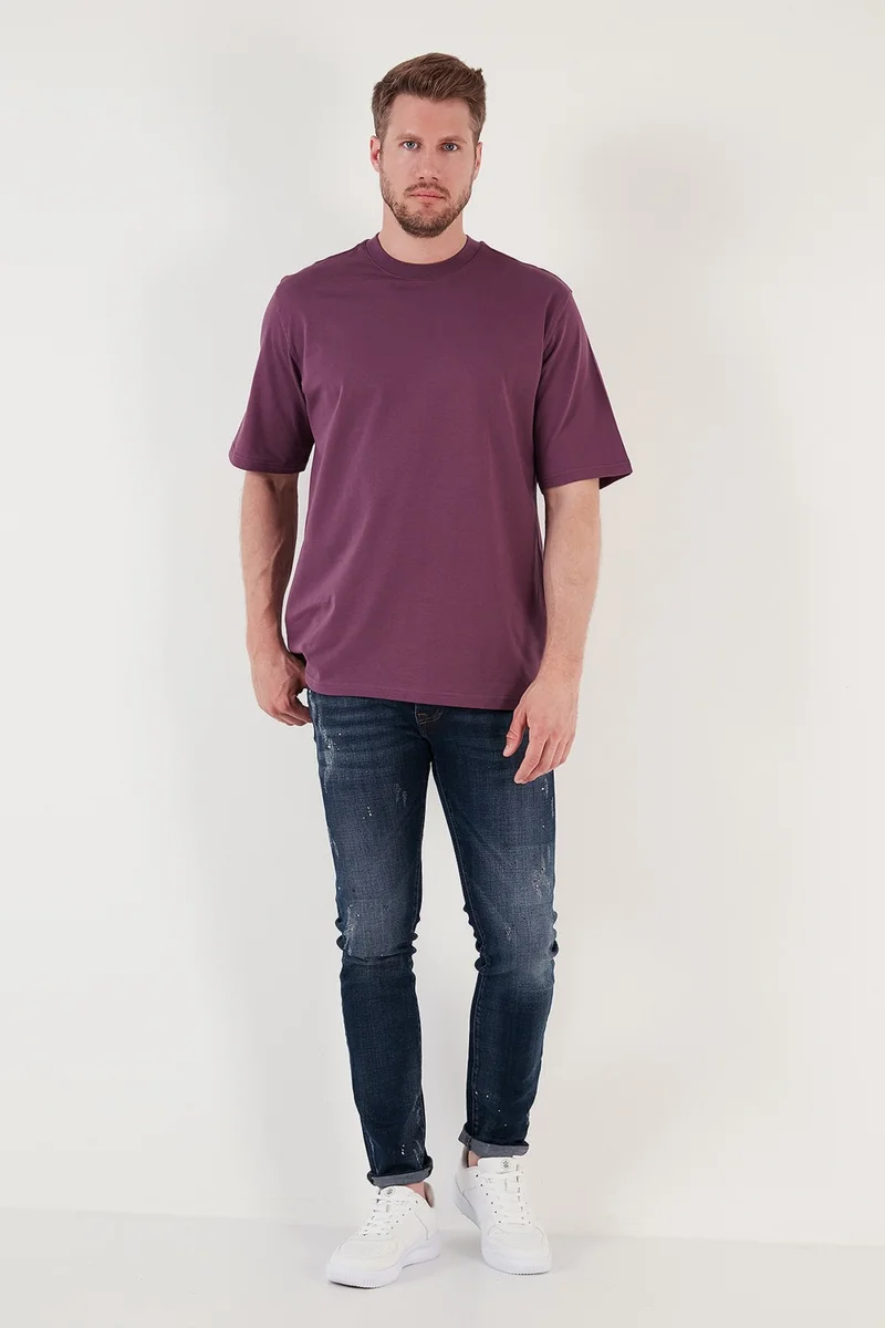 Buratti Cotton Oversize Crew Neck Basic T Shirt Men's T Shirt 5902365