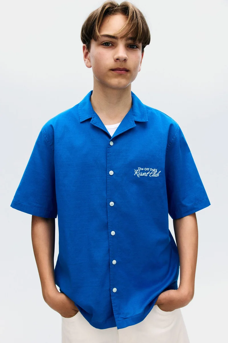 H&M Cotton resort shirt