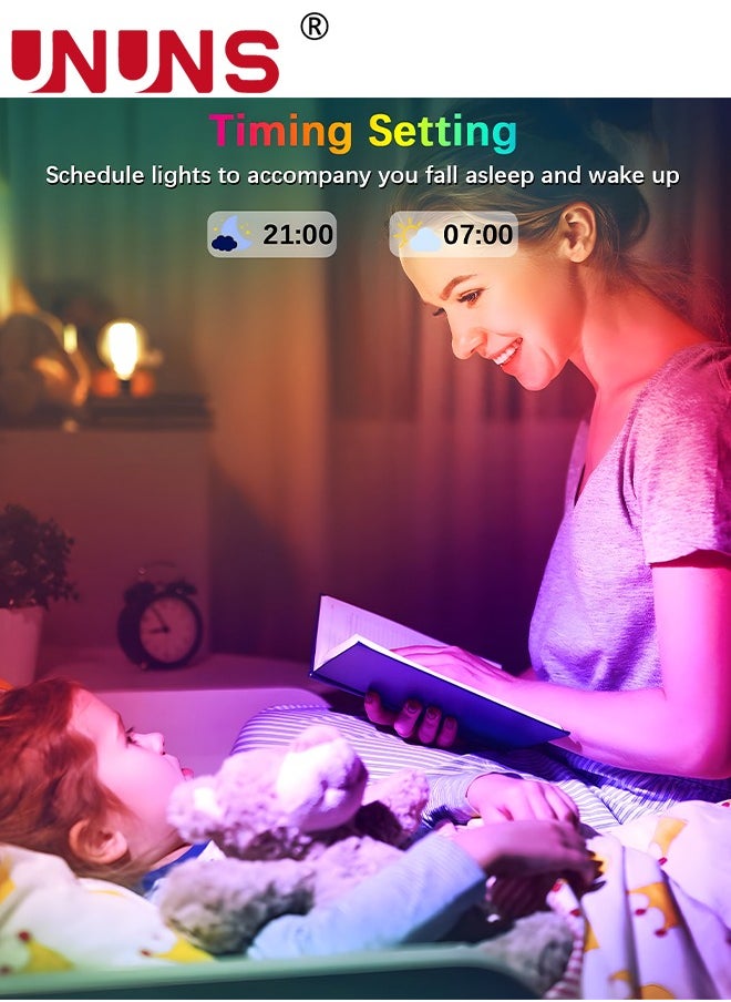 UNUNS - Led Strip Lights,10M Bluetooth RGB Light With APP Control,Timer Setting,Music Mode,Led Light Strip For Decoration,Bedroom,PC,Cabinet - Image 1