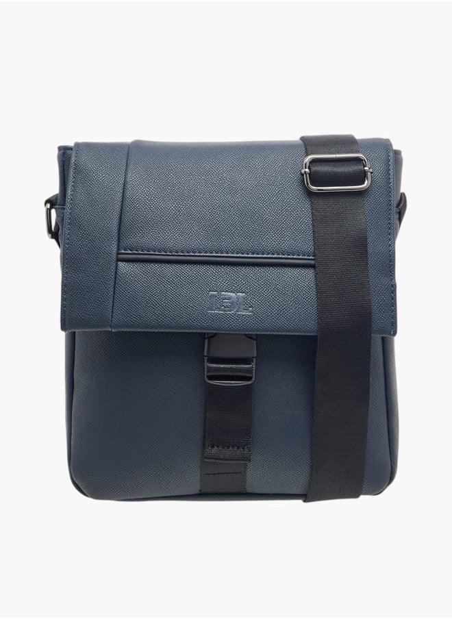 LBL by Shoexpress - Men's Textured Crossbody Bag with Adjustable Strap - Image 1