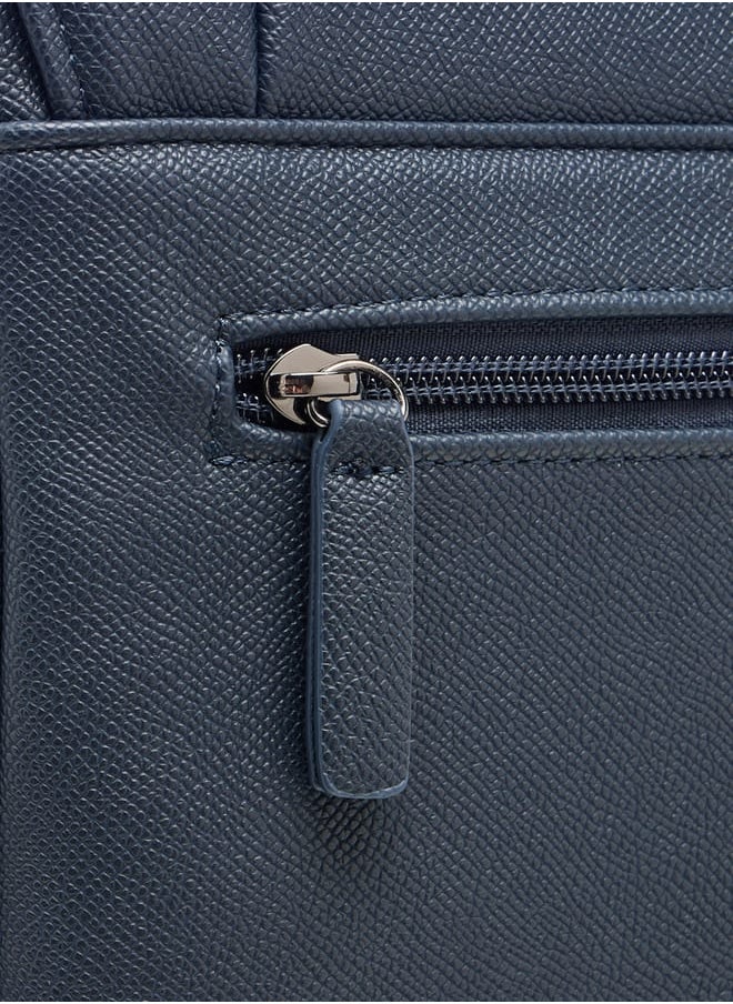 LBL by Shoexpress - Men's Textured Crossbody Bag with Adjustable Strap - Image 1