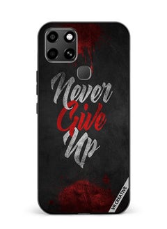 Protective Case Cover For Infinix Smart 6 Never Give Up Design Multicolour