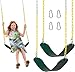 Decorlife 2 Pack Outdoor Swings Seats with 66 RustResistant Heavy Duty Chain Playground Swing Set Accessories Replacement AntiSlip Seats Backyard Swing Support 330lb for Kids or Adults Green - Image 3
