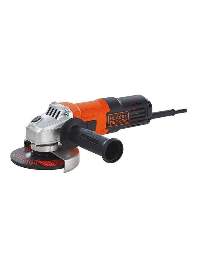 BLACK+DECKER 650W 115MM Angle Grinder with Slider Switch and Side Handle Orange and Black  - Image 3