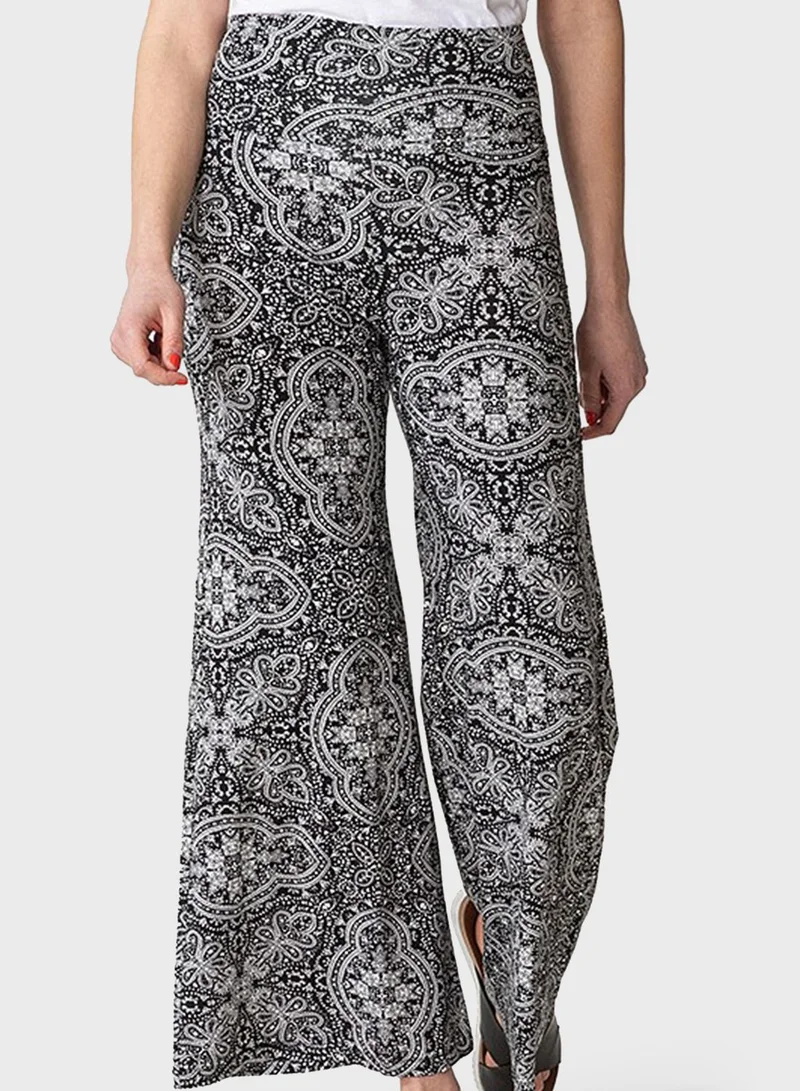 INDISKA Printed Wide Leg Pants