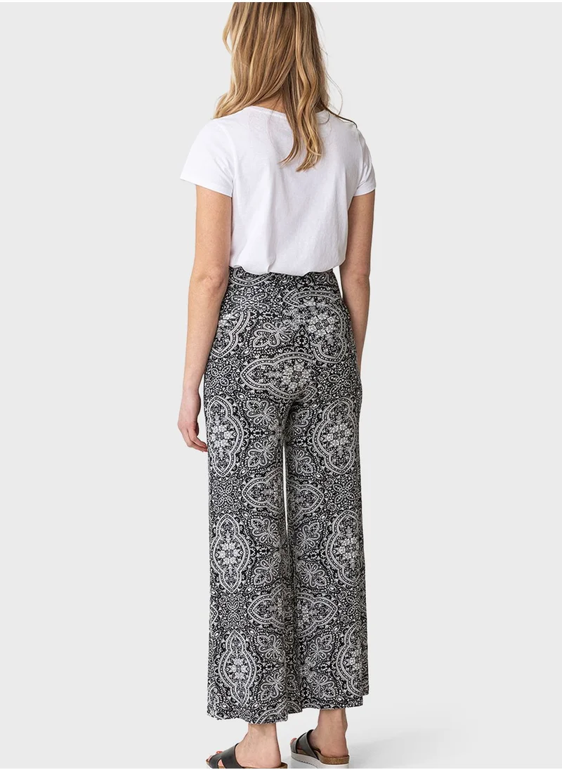 INDISKA Printed Wide Leg Pants