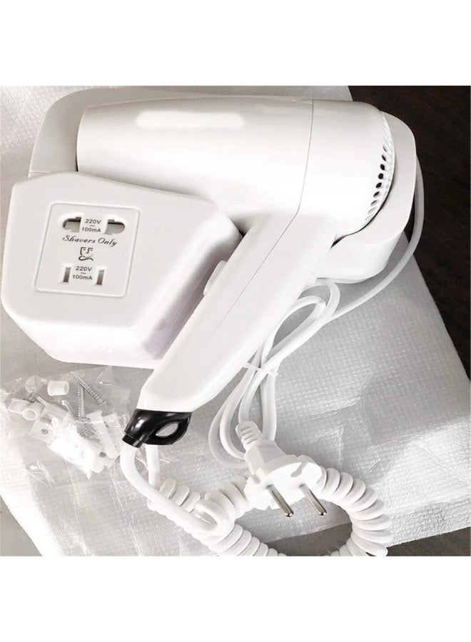 Arabest Hair Dryer Bracket Hotel Bathroom Home Bathroom Hair Dryer Dry Skin Hanging Wall Mount Hair Dryer - Image 4