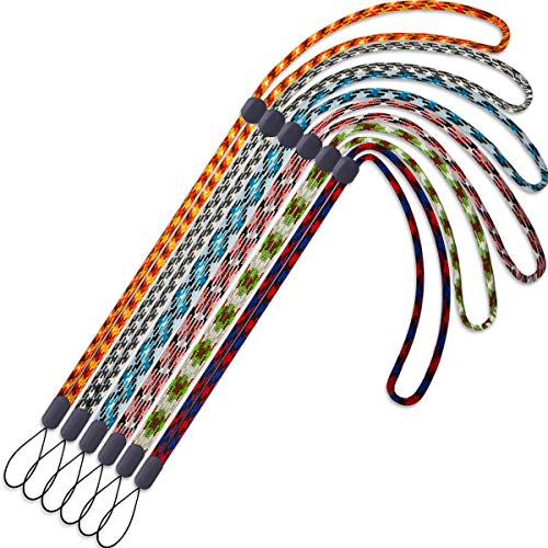 Foshine 6 Pack Adjustable Lanyard 6 Colors Neck Lanyards Straps Long For Pen ID Badge Holder Keys Office Cute Cruise Colourful - Image 1