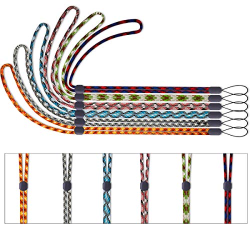 Foshine 6 Pack Adjustable Lanyard 6 Colors Neck Lanyards Straps Long For Pen ID Badge Holder Keys Office Cute Cruise Colourful - Image 4