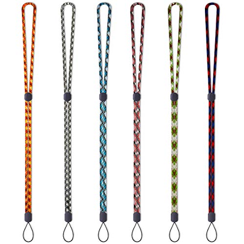 Foshine 6 Pack Adjustable Lanyard 6 Colors Neck Lanyards Straps Long For Pen ID Badge Holder Keys Office Cute Cruise Colourful - Image 2