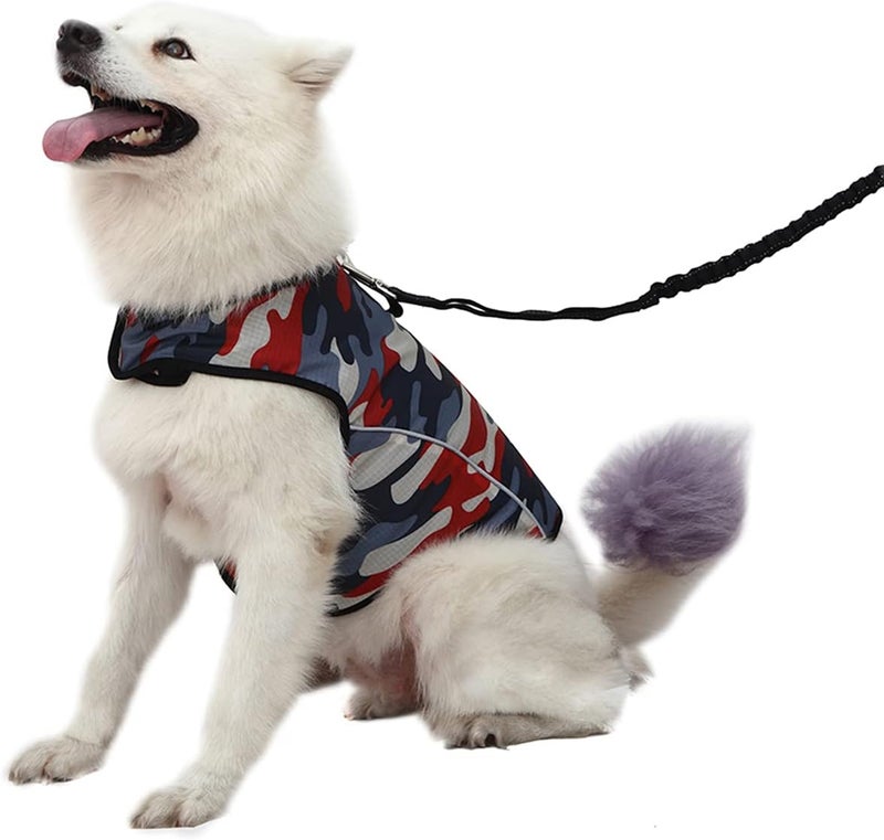 Winbate Dog Anxiety Jacket- Keep Calmig Vest Reflective Thunder Coat with D-Ring and Training Handle for Small Medium Large Dogs,Camouflage - Image 1