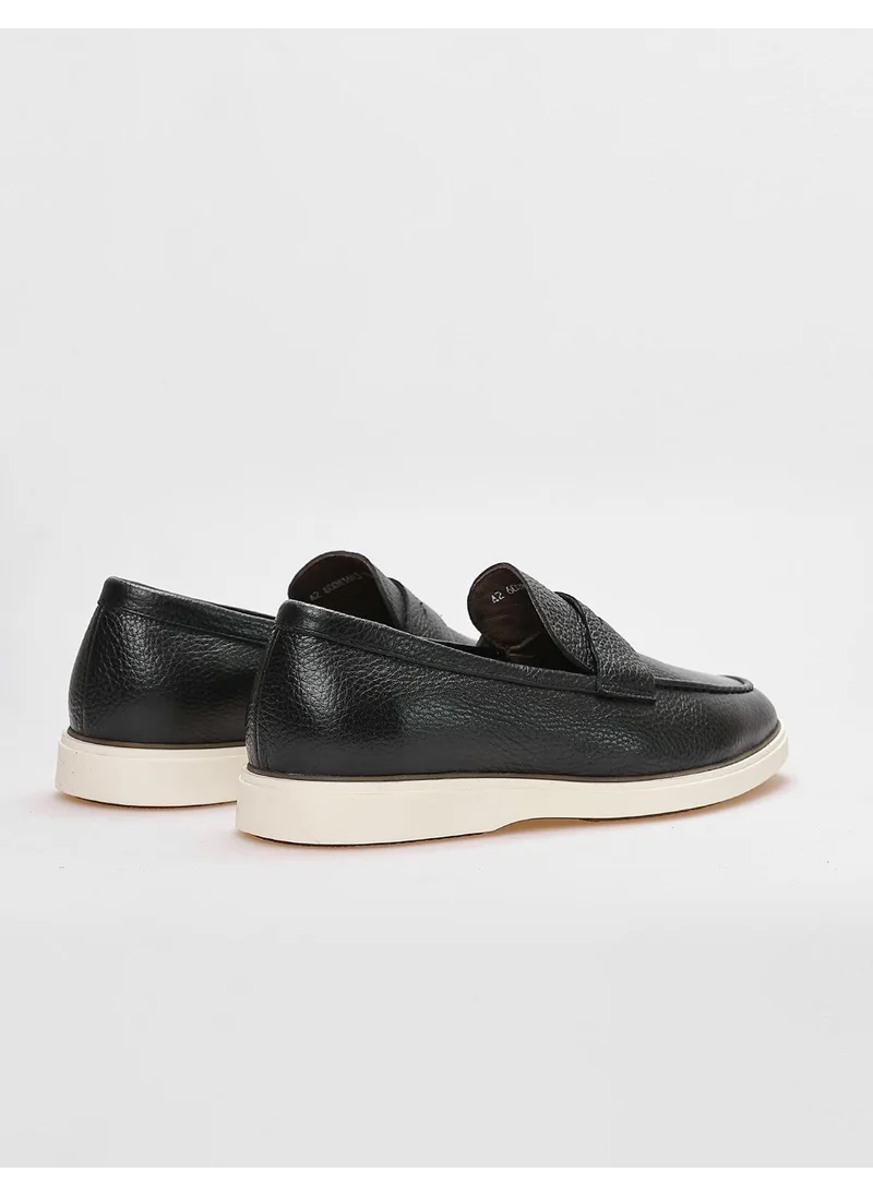 Cabani Leather Black Men's Casual Shoes