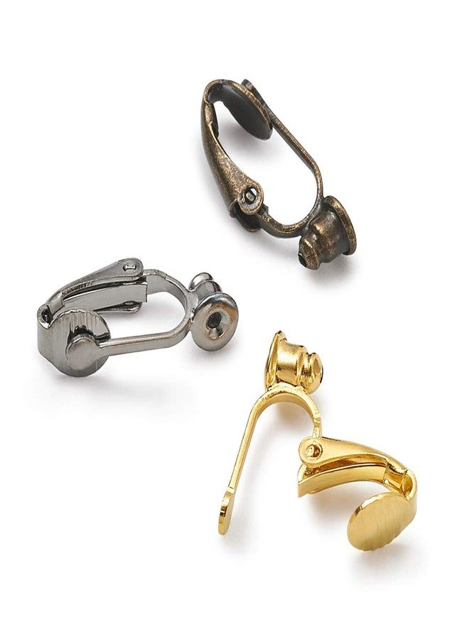 KISSITTY 36pcs/Box 6 Colors Brass Stud to Clip on Earring Converter 19x6mm for Non-Pierced Ears - Image 2