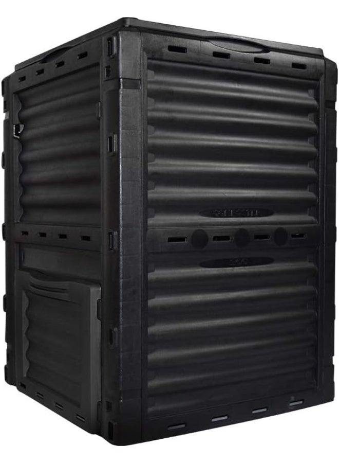 EJWOX Hussar Garden Compost Bin From Bpa Free Material, 80 Gallon300 L, Easy Assembling, Large Capacity, Fast Creation Of Fertile Soil  - Image 1