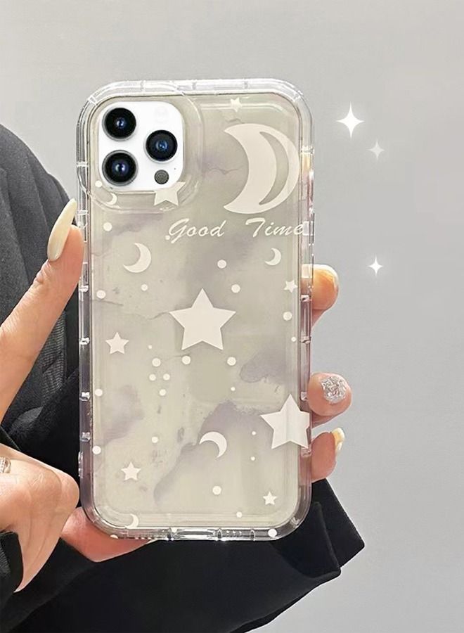 WooFree iPhone 14 Pro Max Case Moon and Star - Image 1