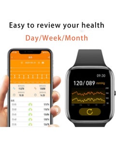 Blood Sugar Pressure Monitor Smart Watch White Auto Save and Sync with Phone APP Monitor Health All Day Long  Glucose Detection For Self use Parents Gift - pzsku/Z4FEE8881A1DFF1029045Z/45/_/1739153520/d1e0eb58-9fd2-4b09-8584-d7e8de9106b8