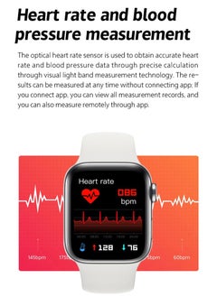 Blood Sugar Pressure Monitor Smart Watch White Auto Save and Sync with Phone APP Monitor Health All Day Long  Glucose Detection For Self use Parents Gift - pzsku/Z4FEE8881A1DFF1029045Z/45/_/1739153521/032df0d2-f449-438e-b3ad-095c14ce161c