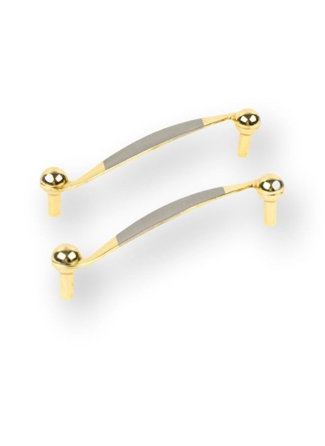 Graffiti Resin - 2-Piece Gold Tray Handles - Image 1