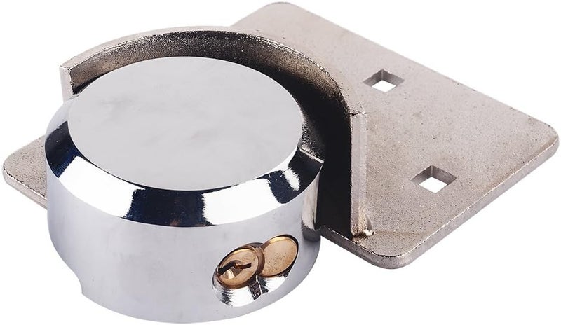 klarako Security Hasp Shackle Lock, Heavy Duty Van Garage Shed Door Security Padlock & Hasp Set High Security Hasp Shackle Lock 73mm Steel with Bolt - Image 5