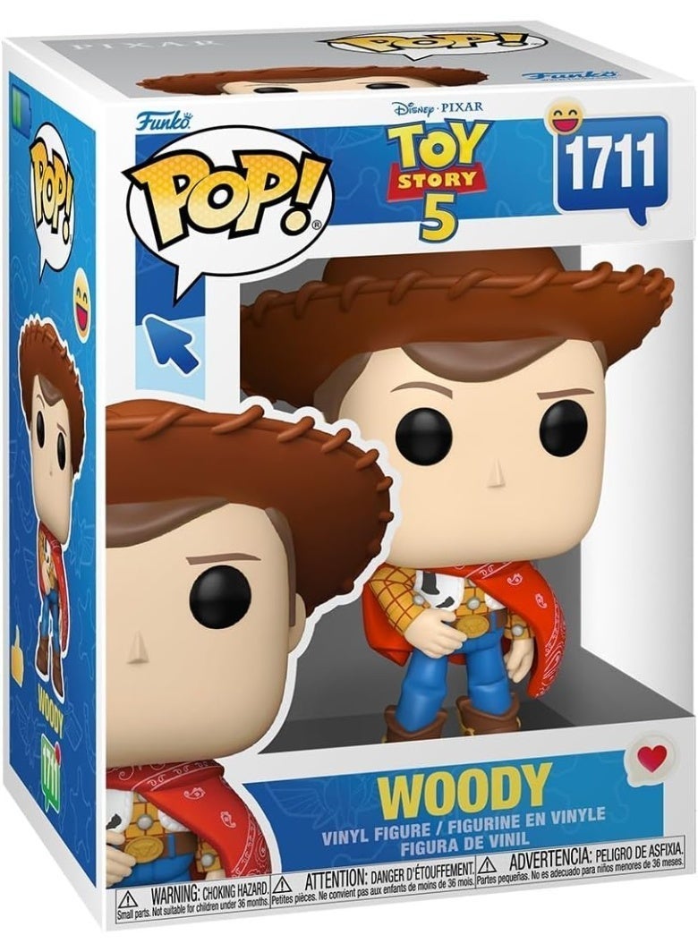 Funko Pop! Disney: Toy Story 5 Woody FU90767 | Vinyl Figure | Official Collectible Toy & Display Model for Disney Fans - Image 1