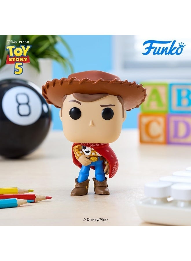 Funko Pop! Disney: Toy Story 5 Woody FU90767 | Vinyl Figure | Official Collectible Toy & Display Model for Disney Fans - Image 2