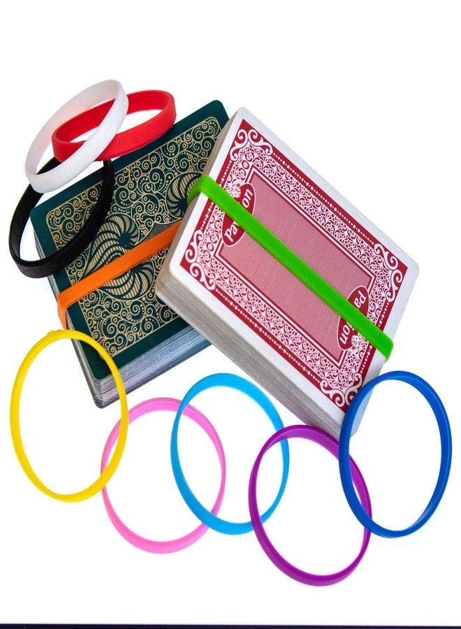 GRIFITI Band Joes 3” x 0.25" 1.91" Diameter 20 Pack Assorted Colorful Small Little Colored Rubber Bands Wrist Cooking Office Boxes Wraps Colors Rubberbands Siliconebands Silicone Elastic Bands 3” - Image 4
