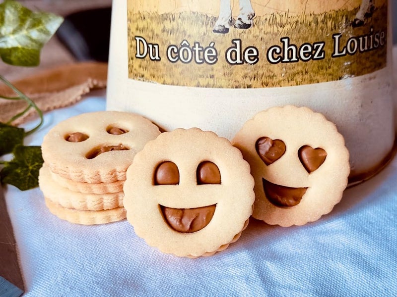 EROTNGO EROTNGO Face Cookie Cutter Pack of 3 Create Fun Sad Loving and Smiley Face Cookies for Parties Baking Events and Special Occasions Perfect for Kids Family Fun and Creative Dessert Making - Image 1
