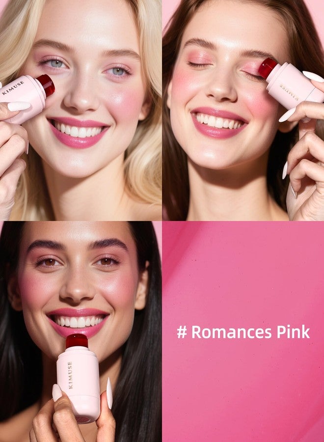 KIMUSE Jelly Cheek & Lip Tint, Multi-Purpose Makeup with Watercolour Effect - Light and Moisturizing Formula - Natural Modular Colour - Vegan and Cruelty Free (Romances Pink) - Image 2